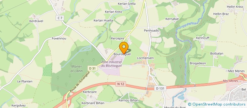 localisation de l'entreprise MONSIEUR CEDRIC DANIELOU  GUICLAN