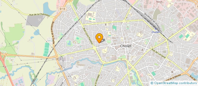 localisation de l'entreprise MONSIEUR CEDRIC DARDENNES à CHOLET