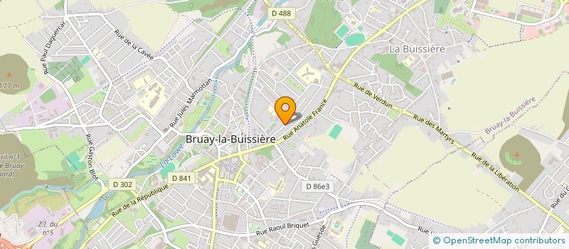 localisation de l'entreprise MONSIEUR CEDRIC DAUCHY  BRUAY-LA-BUISSIERE