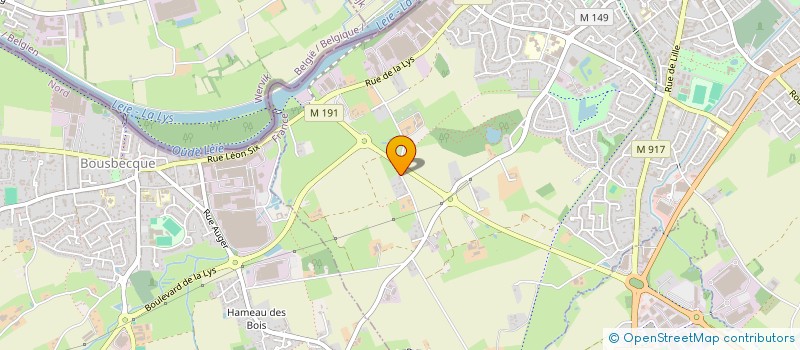 localisation de l'entreprise MONSIEUR CEDRIC DAUPHIN  HALLUIN