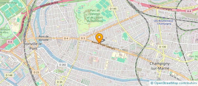 localisation de l'entreprise MONSIEUR CEDRIC DE BOISSIEU à CHAMPIGNY-SUR-MARNE