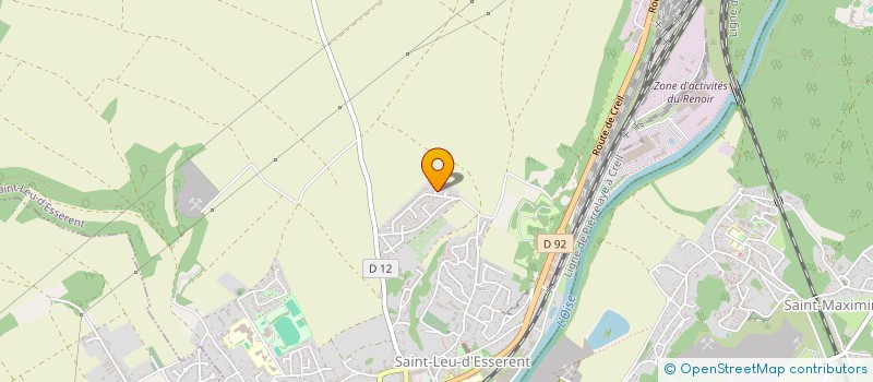 localisation de l'entreprise MONSIEUR CEDRIC DE CARLI  SAINT-LEU-D'ESSERENT