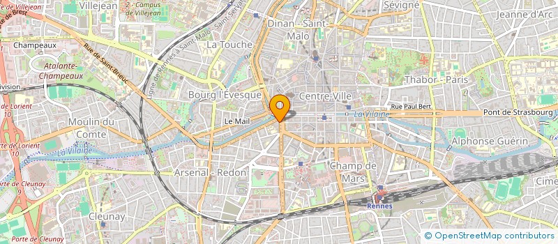 localisation de l'entreprise MONSIEUR CEDRIC DE LAURENS DE SAINT MARTIN  RENNES