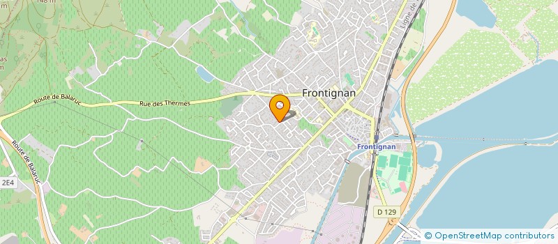 localisation de l'entreprise MONSIEUR CEDRIC DE LOUREIRO à FRONTIGNAN