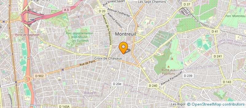 localisation de l'entreprise MONSIEUR CEDRIC DE MONDENARD DE MONIE à MONTREUIL