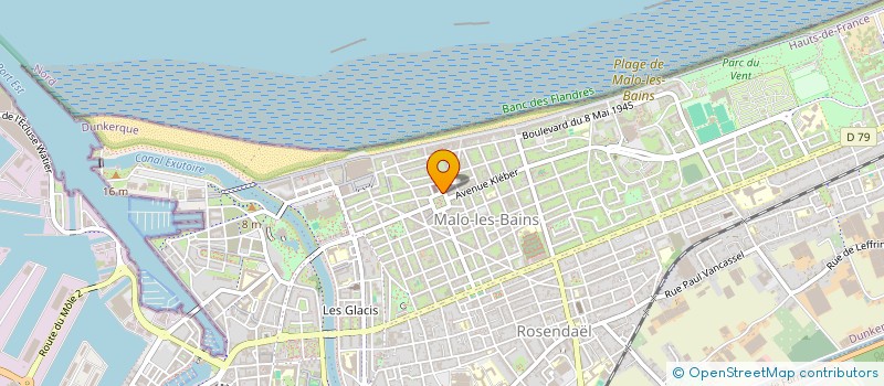 localisation de l'entreprise MONSIEUR CEDRIC DEBAECKE à DUNKERQUE
