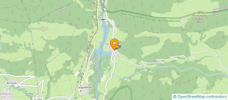 localisation de l'entreprise MONSIEUR CEDRIC DEBAS  ASTE-BEON