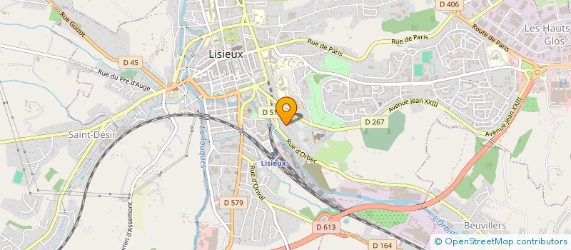 localisation de l'entreprise MONSIEUR CEDRIC DEBLEC à LISIEUX