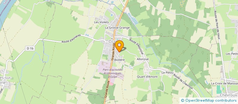 localisation de l'entreprise MONSIEUR CEDRIC DEBORDE  OZAN