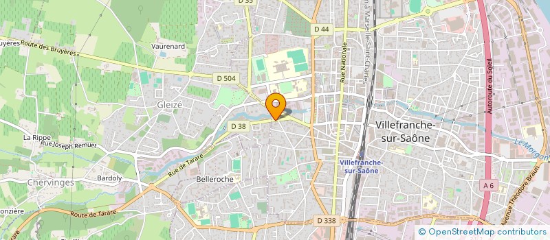 localisation de l'entreprise MONSIEUR CEDRIC DEBRUN à VILLEFRANCHE-SUR-SAONE