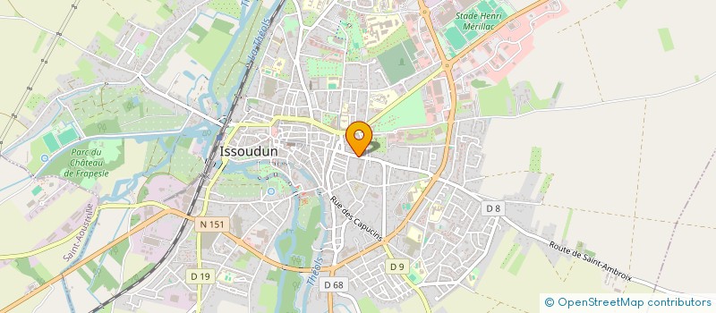 localisation de l'entreprise MONSIEUR CEDRIC DECHAUMONT à ISSOUDUN