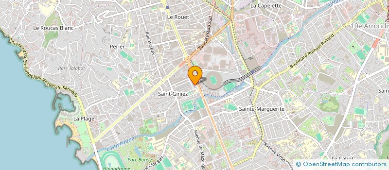 localisation de l'entreprise MONSIEUR CEDRIC DECLOUX à MARSEILLE