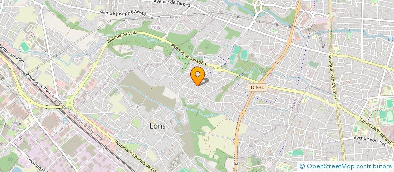 localisation de l'entreprise MONSIEUR CEDRIC DECROUY  LONS