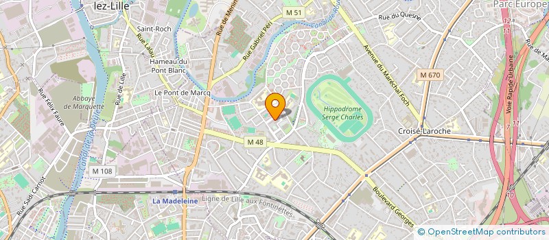 localisation de l'entreprise MONSIEUR CEDRIC DEFONT à MARCQ-EN-BARŒUL
