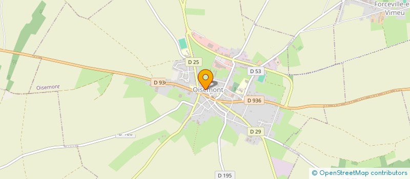 localisation de l'entreprise MONSIEUR CEDRIC DEGARDIN  OISEMONT