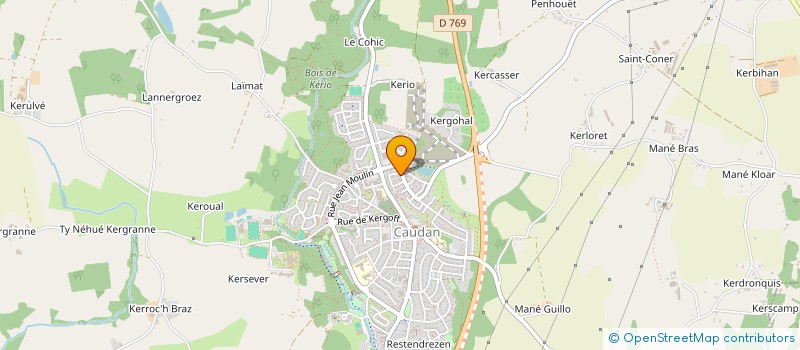 localisation de l'entreprise MONSIEUR CEDRIC DEGUISNE  CAUDAN