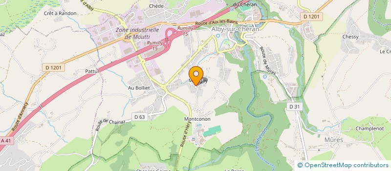 localisation de l'entreprise MONSIEUR CEDRIC DELAFOY  ALBY-SUR-CHERAN