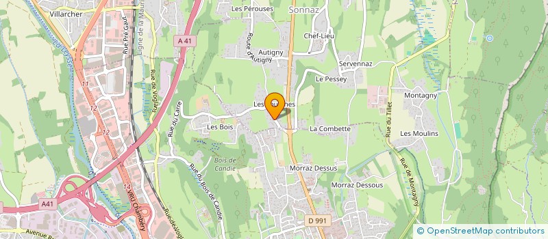 localisation de l'entreprise MONSIEUR CEDRIC DELAGREE  CHAMBERY