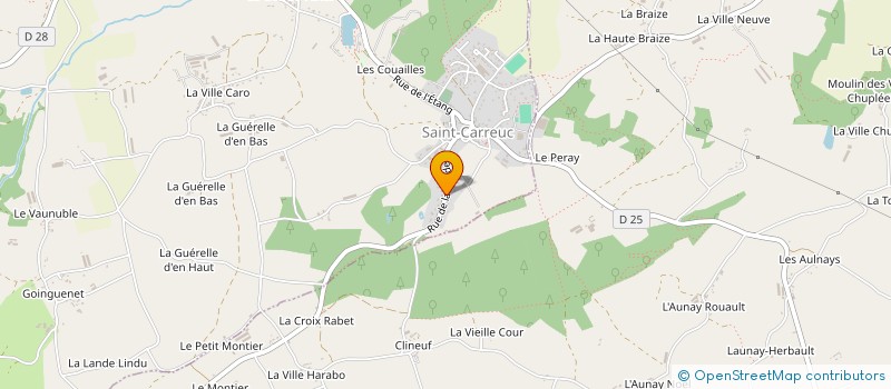 localisation de l'entreprise MONSIEUR CEDRIC DELANNOY  SAINT-CARREUC