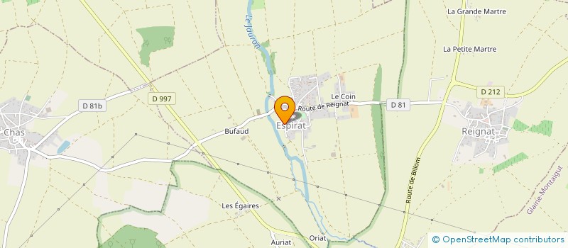 localisation de l'entreprise MONSIEUR CEDRIC DELARBOULAS  ESPIRAT