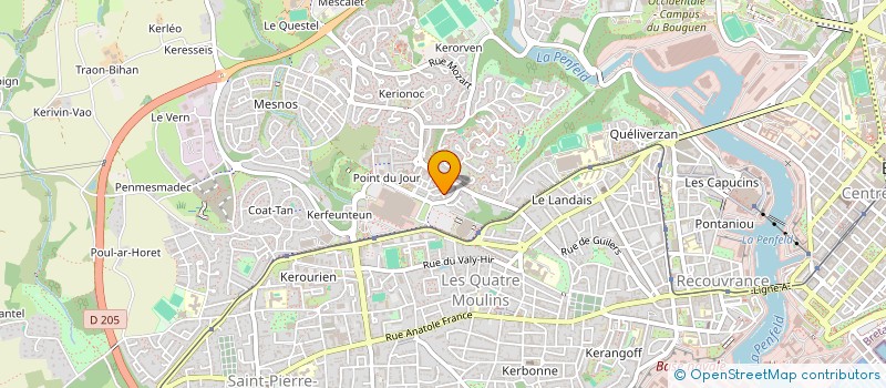 localisation de l'entreprise MONSIEUR CEDRIC DELBECQ à BREST