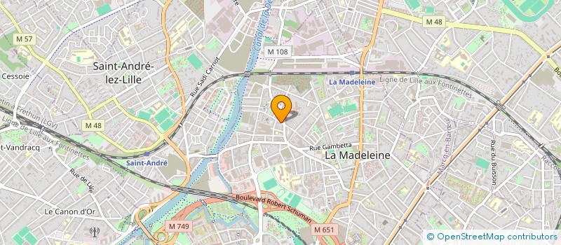 localisation de l'entreprise MONSIEUR CEDRIC DELESPIERRE à LA MADELEINE