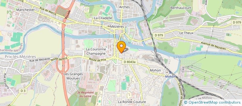 localisation de l'entreprise MONSIEUR CEDRIC DELEUSE à CHARLEVILLE-MEZIERES