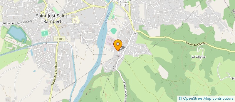 localisation de l'entreprise MONSIEUR CEDRIC DELFORT  SAINT-JUST-SAINT-RAMBERT