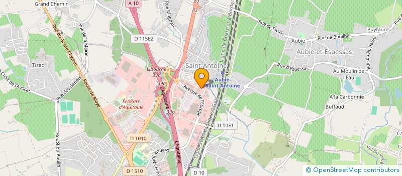 localisation de l'entreprise MONSIEUR CEDRIC DELMAS à SAINT-ANDRE-DE-CUBZAC