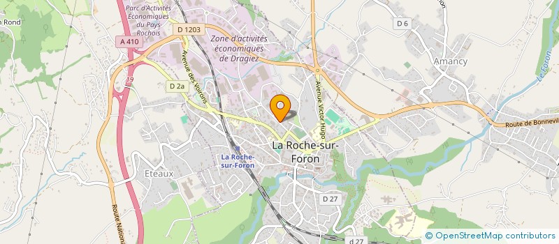 localisation de l'entreprise MONSIEUR CEDRIC DELVILLE à LA ROCHE-SUR-FORON