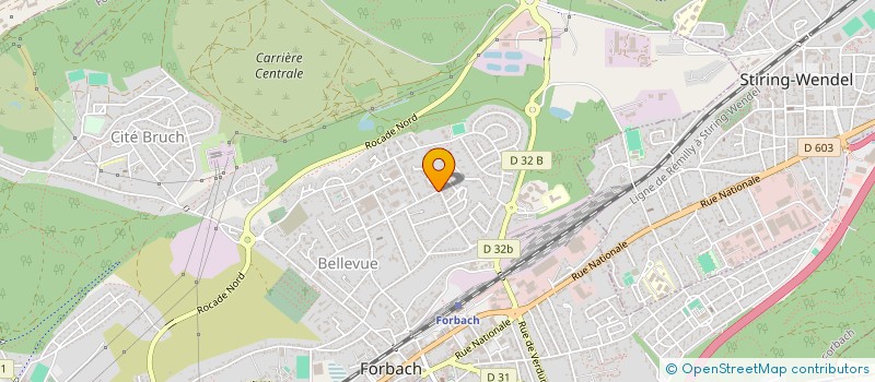 localisation de l'entreprise MONSIEUR CEDRIC DEMMERLE  FORBACH