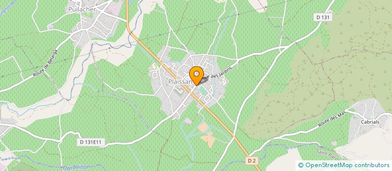 localisation de l'entreprise MONSIEUR CEDRIC DEMONCHY  PLAISSAN