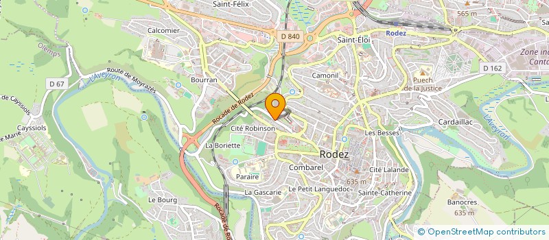 localisation de l'entreprise MONSIEUR CEDRIC DEMORTREUX  RODEZ