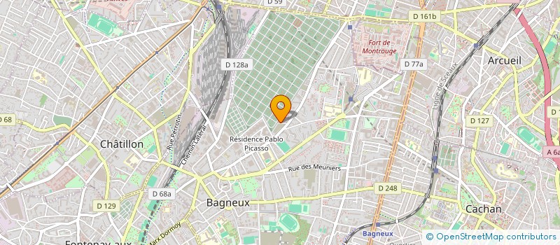 localisation de l'entreprise MONSIEUR CEDRIC DENIS à BAGNEUX
