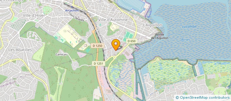 localisation de l'entreprise MONSIEUR CEDRIC DEPOORTER  LA TESTE-DE-BUCH