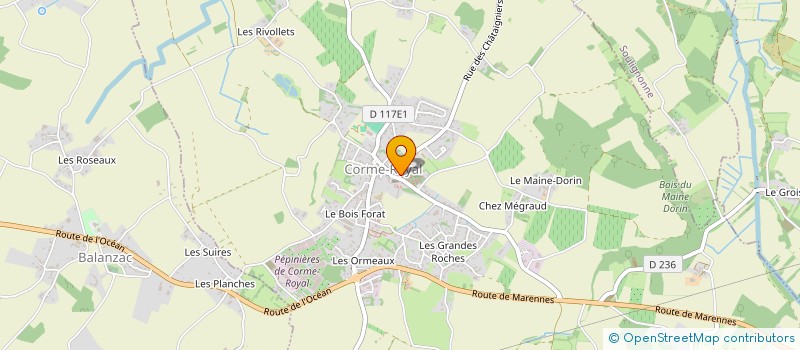 localisation de l'entreprise MONSIEUR CEDRIC DEROY  SABLONCEAUX