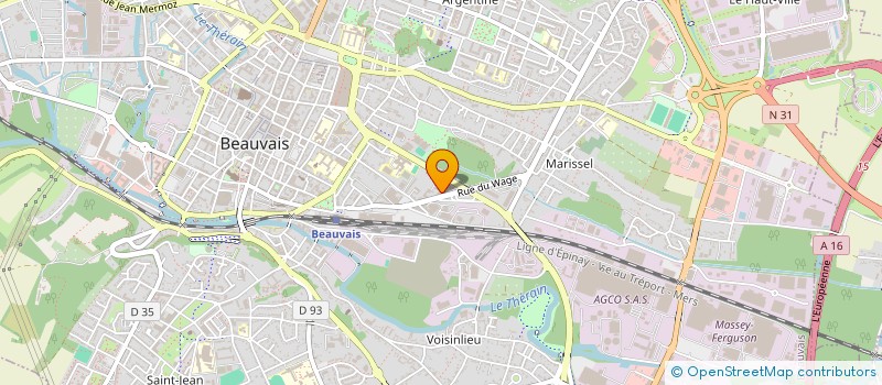 localisation de l'entreprise MONSIEUR CEDRIC DESESQUELLES  BEAUVAIS