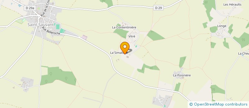 localisation de l'entreprise MONSIEUR CEDRIC DESGRANGES  SAINT-SAUVANT