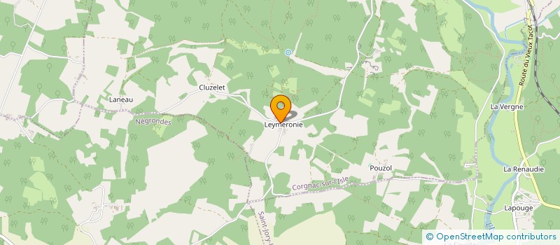 localisation de l'entreprise MONSIEUR CEDRIC DESGRAUPES  CORGNAC SUR L'ISLE