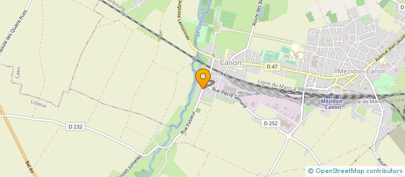 localisation de l'entreprise MONSIEUR CEDRIC DESLOGES  MEZIDON VALLEE D'AUGE