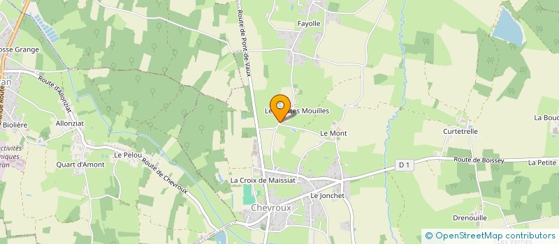 localisation de l'entreprise MONSIEUR CEDRIC DESMARIS  CHEVROUX