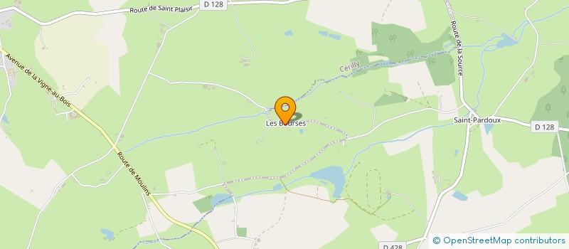 localisation de l'entreprise MONSIEUR CEDRIC DESNAUDS  CERILLY