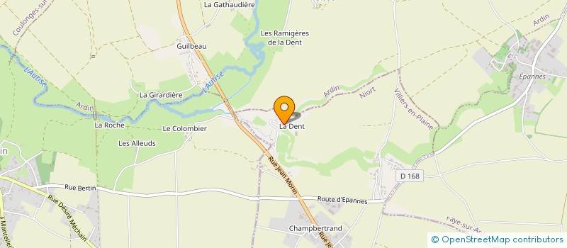 localisation de l'entreprise MONSIEUR CEDRIC DESOBEAUX  VILLIERS-EN-PLAINE