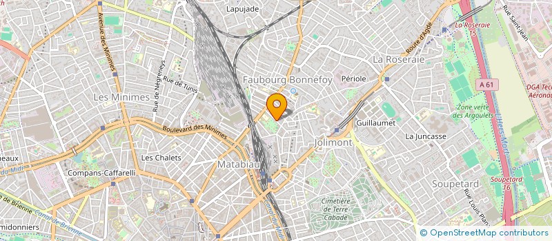 localisation de l'entreprise MONSIEUR CEDRIC DETOMBE  TOULOUSE