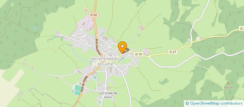 localisation de l'entreprise MONSIEUR CEDRIC DETOUILLON  ADAM-LES-VERCEL