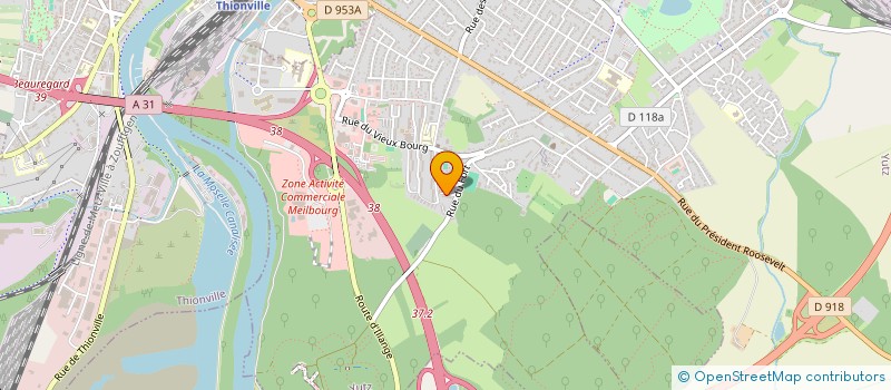 localisation de l'entreprise MONSIEUR CEDRIC DETRET à YUTZ