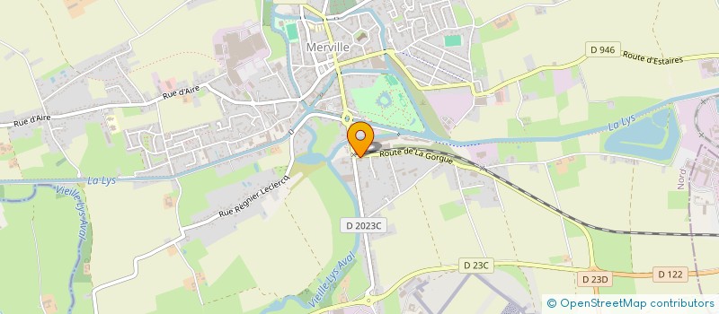 localisation de l'entreprise MONSIEUR CEDRIC DETURCK à MERVILLE