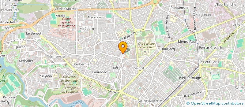 localisation de l'entreprise MONSIEUR CEDRIC DEVIN à BREST