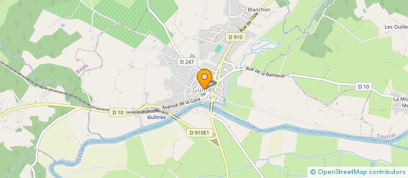 localisation de l'entreprise MONSIEUR CEDRIC DEXET  GUITRES