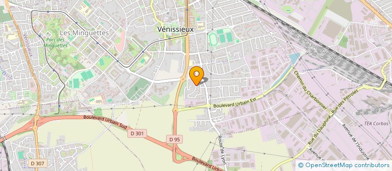 localisation de l'entreprise MONSIEUR CEDRIC DI FILIPPO  VENISSIEUX